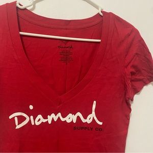 Red Diamond Supply Co V-Neck T-Shirt